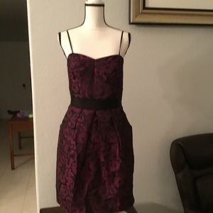 Max And Cleo,  Strapless burgundy fully lined L